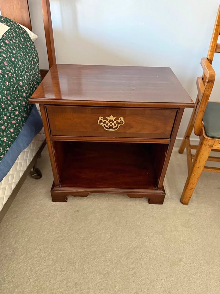Estate Sale – Solid Wood Nightstand / Side Table