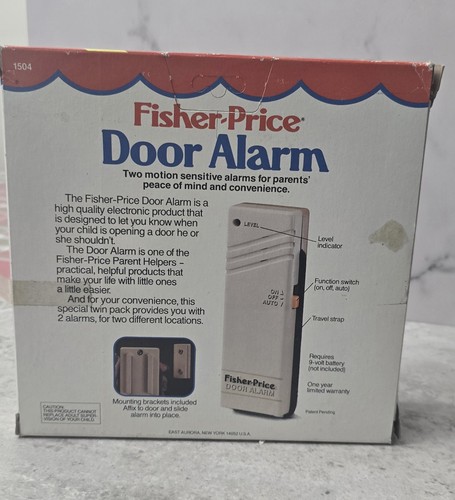 Rare Fisher Price 1986 Door Alarm Twin Pack - photo 3