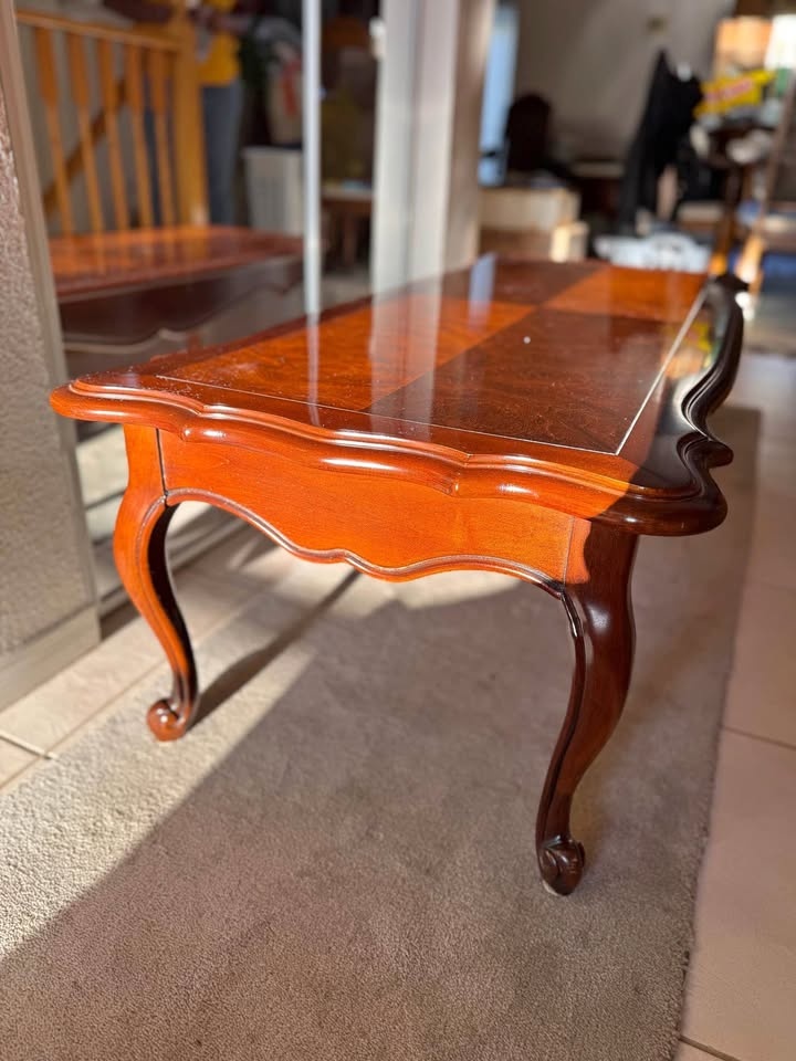 Estate Sale - French Provincial Cherry Coffee Table