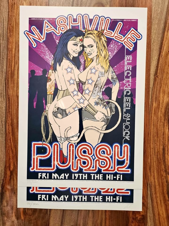 Nashville Pussy Poster x2
