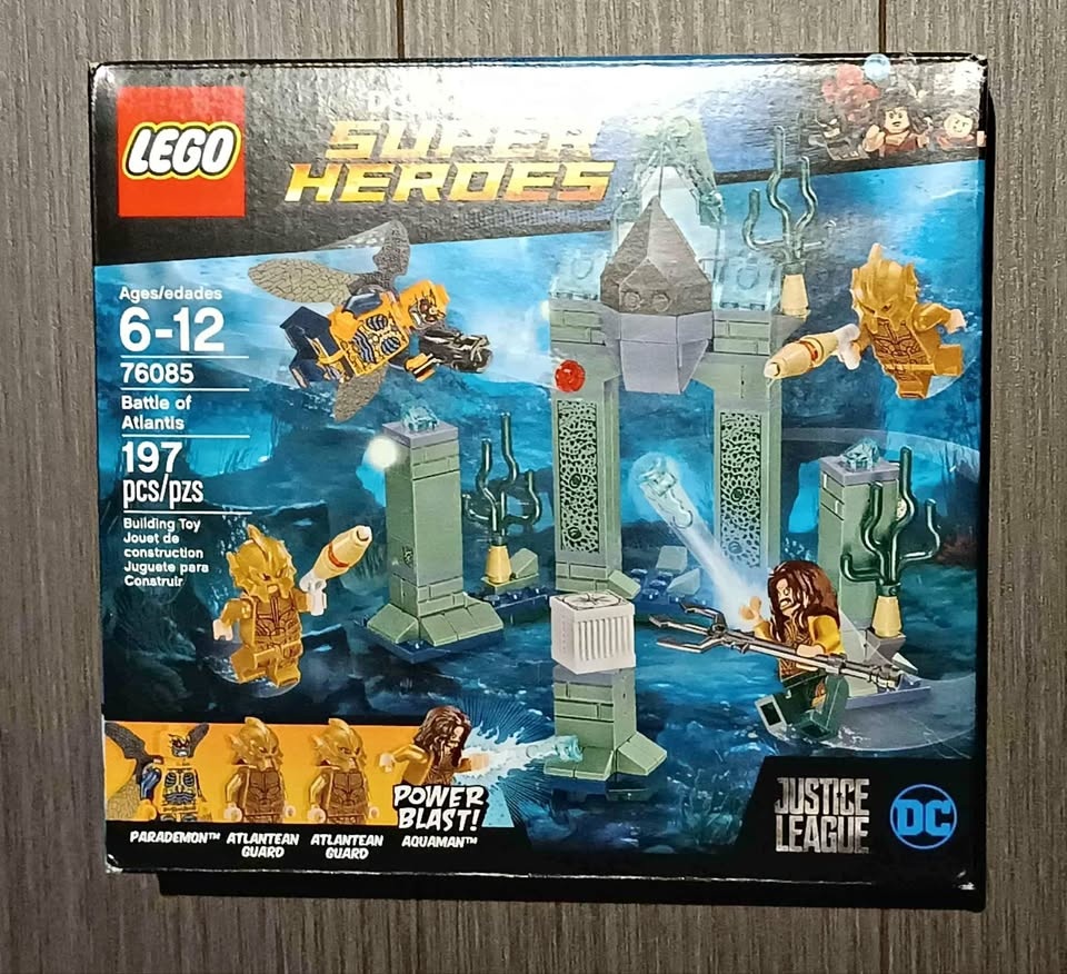 Lego DC 76085 Battle of Atlantis w/ Aquaman/Parademon-Yellow/Atl