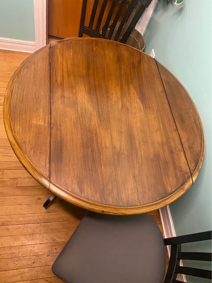 Refinished Compact Table & Chairs Set - $220 (HRM) - photo 2