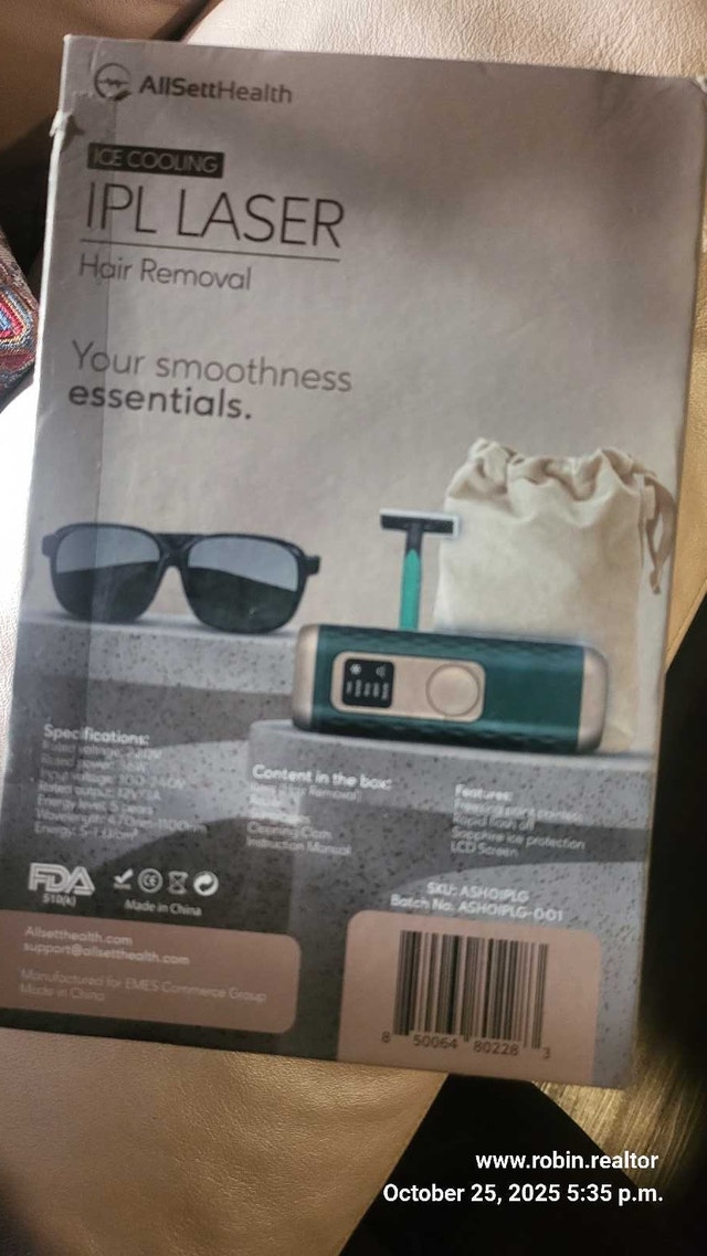 AllSettHealth IPL Laser Hair Removal Device - photo 2