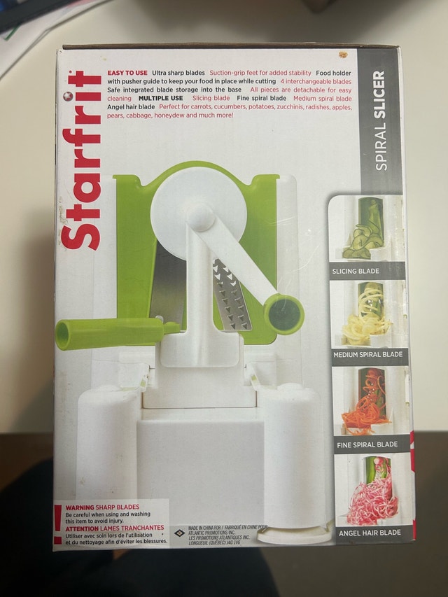 Brand New Starfrit Spiralizer for Healthy Food - photo 4