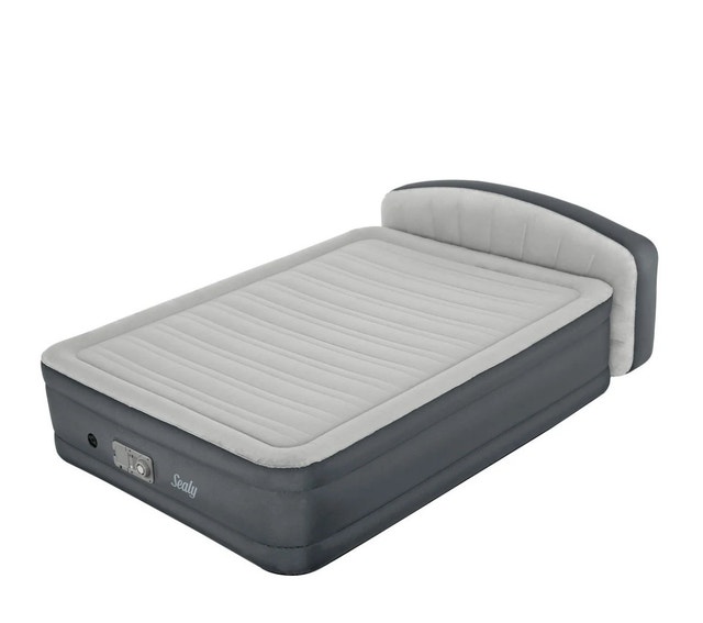 Sealy Queen Air Mattress with Headboard & Pump - photo 2