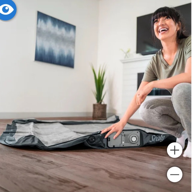 Sealy Queen Air Mattress with Headboard & Pump - photo 4
