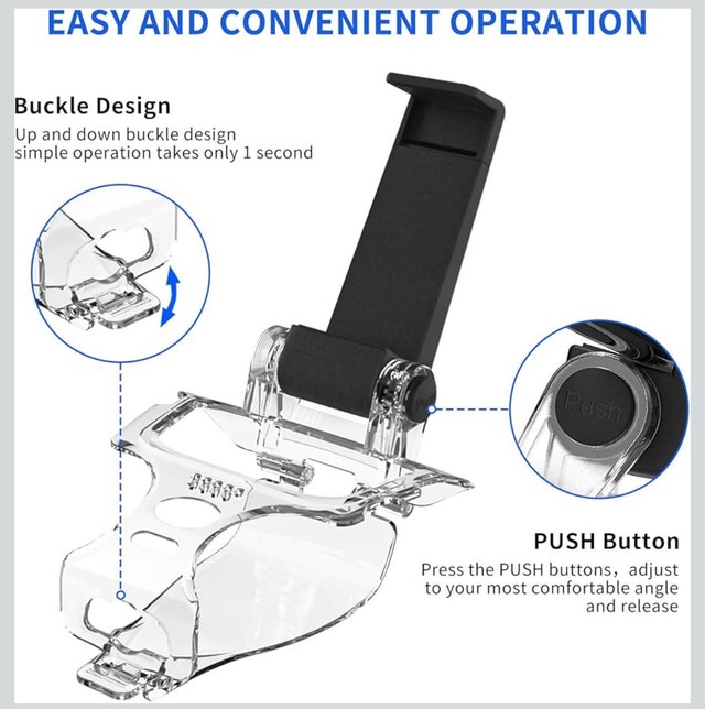 DOBE PS5 Phone Mount Clamp - photo 4