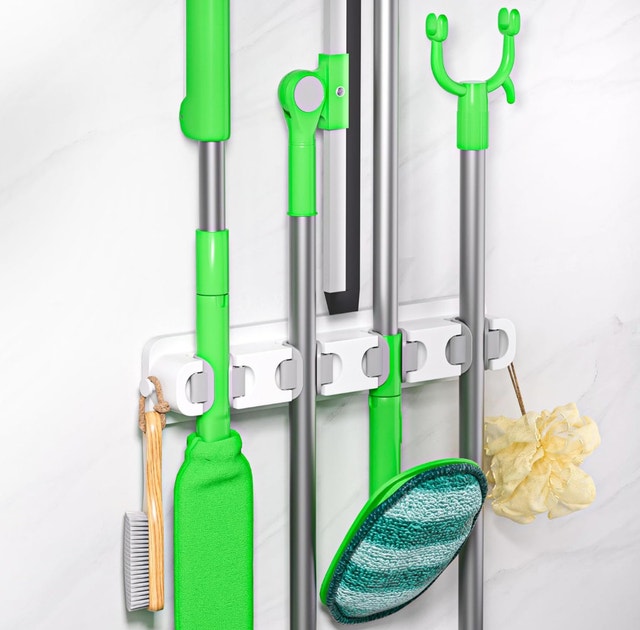 Brand New Luxear Wall Mounted Mop and Broom Holder