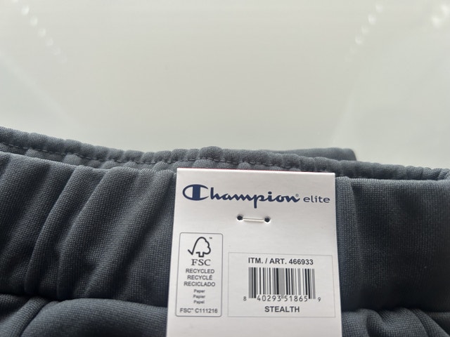 Brand New Champion Elite Athletic Joggers Pants - Stealth Grey - photo 5