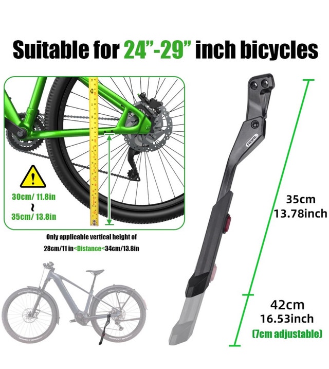 Brand New RBR Bike Bicycle E-Bike Kickstand - photo 5