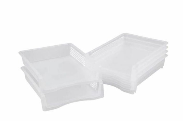 Brand New Set of 6 Stackable Letter Tray Desk Organizer - photo 3