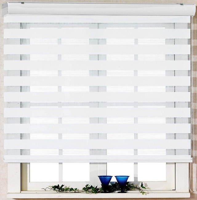 Brand New Winsharp, Double Zebra Roller Blinds W58 x H64