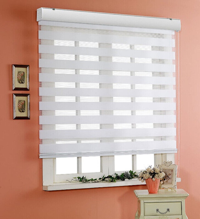 Brand New Winsharp, Double Zebra Roller Blinds W58 x H64 - photo 2