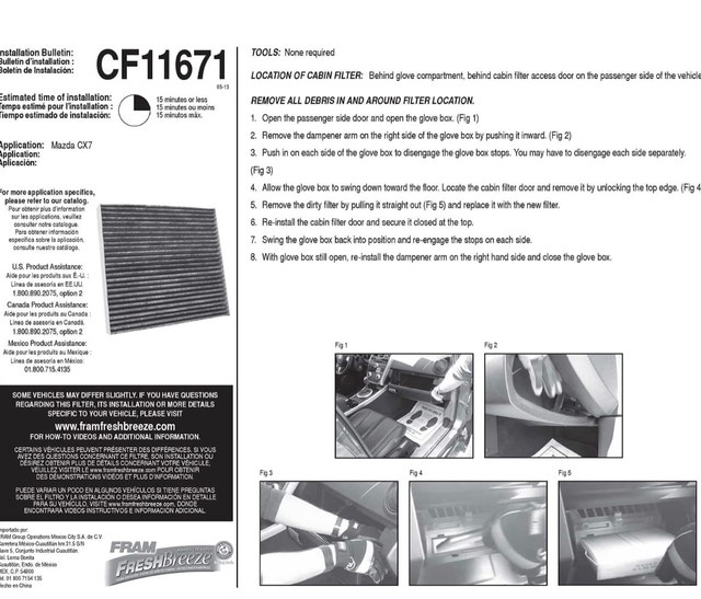 Brand New FRAM CF11671 Fresh Breeze Car Cabin Air Filter - photo 4