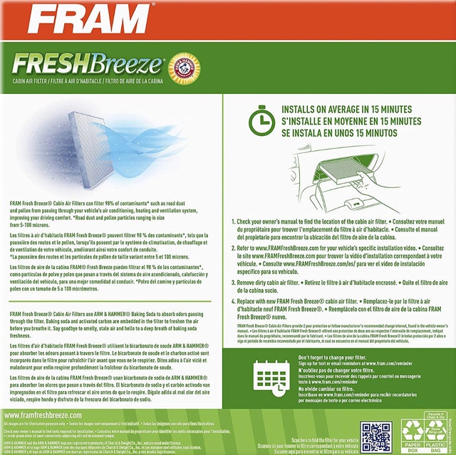 Brand New FRAM CF11671 Fresh Breeze Car Cabin Air Filter - photo 5