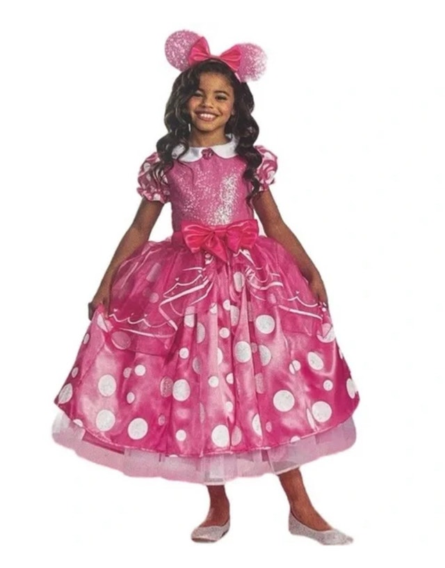 Disney Minnie Mouse Princess Dress Halloween Costume