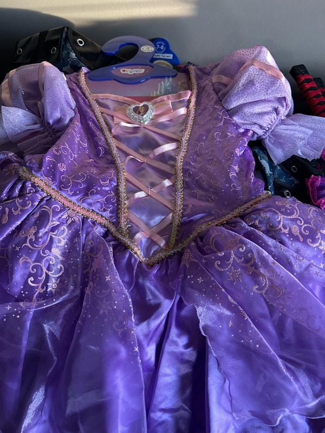 Brand New Disney Rapunzel Costume Girls Princess Dress - photo 3