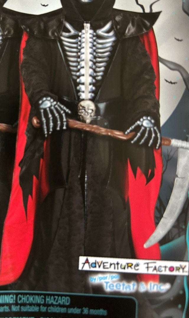 Brand New Kid's Party Grim Reaper Costume