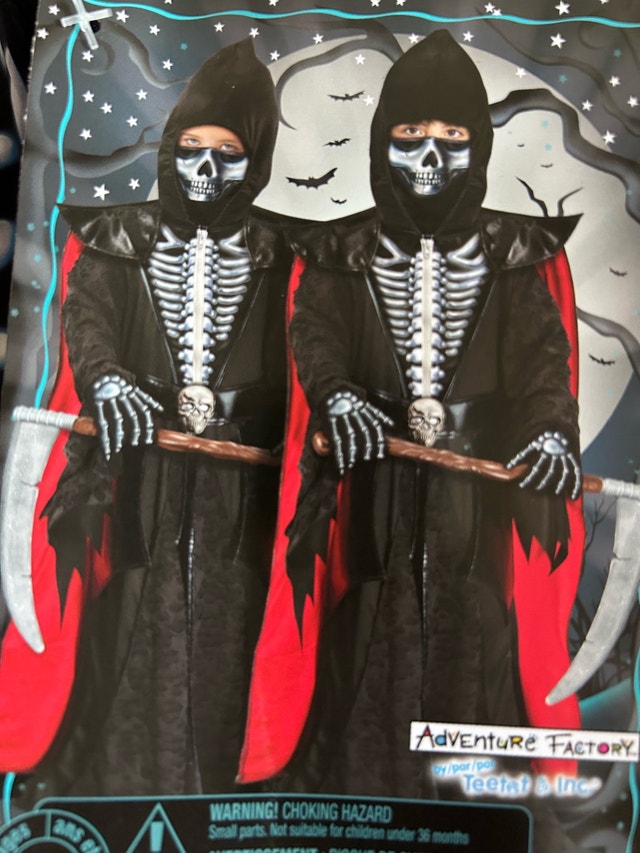 Brand New Kid's Party Grim Reaper Costume - photo 3