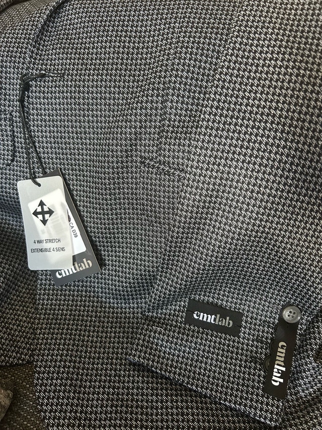 Brand New CMTLab Houndstooth Sports Coat Blazer - Medium - photo 4