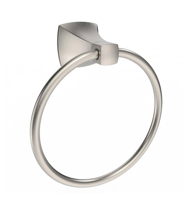 Bath Styles Bathroom Kitchen Towel Holder Ring - Brushed Nickel