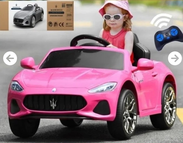 Brand New Maserati Kids Ride-On Car - Pink