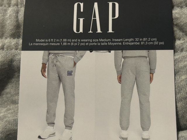 GAP Original Fleece Sweatpants Joggers - Grey
