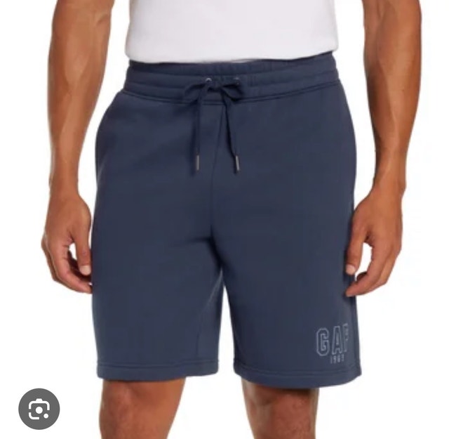 Brand New Gap Men's Fleece Shorts - Navy Blue