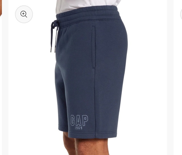 Brand New Gap Men's Fleece Shorts - Navy Blue - photo 3
