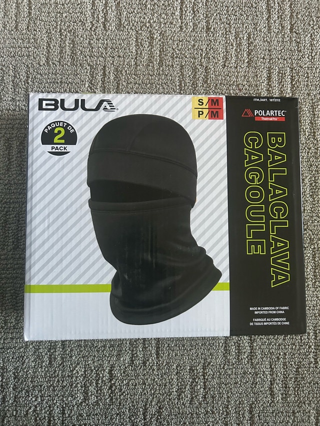 Brand New Polartec Bula Ski Balaclava 2-Pack