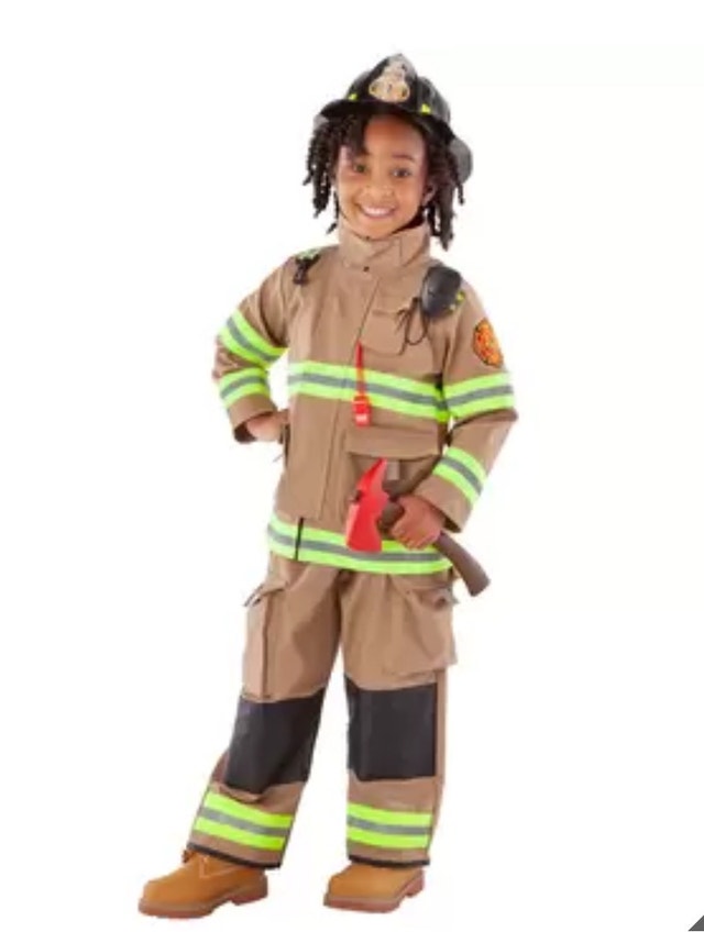 Brand New Kid's Dress Up Party Firefighter Costume - photo 2