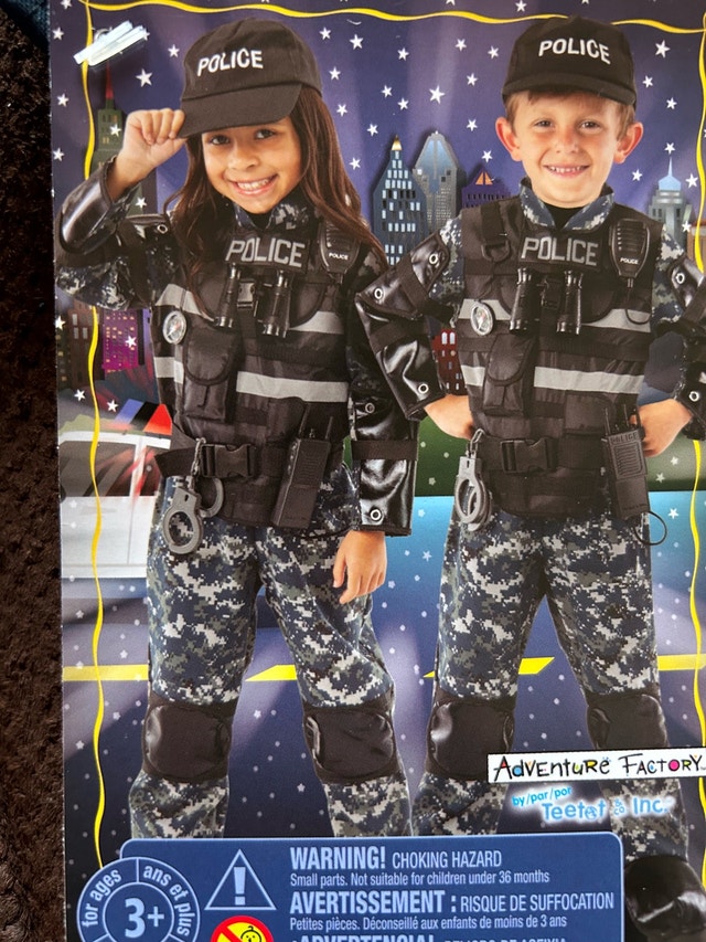 Brand New Kid's Party SWAT Police Dress Up Costume - photo 3
