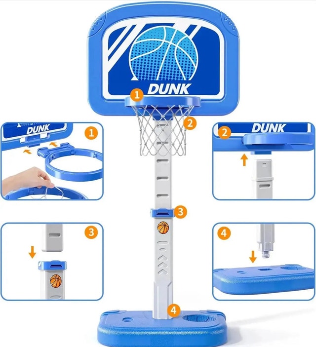 Brand New YOTOY Kids Basketball Game with 4 Balls - photo 2