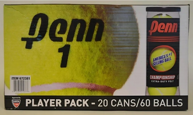 Brand New Penn Championship Extra Duty Tennis Balls - 60 Balls - photo 5