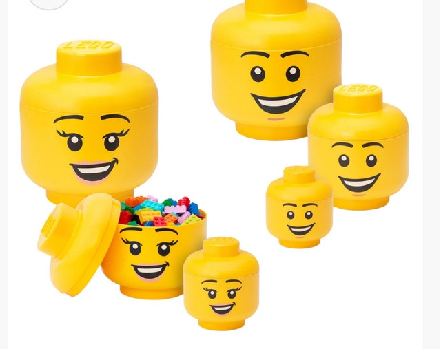 Brand New LEGO Storage Head Set, 6 pcs - photo 4