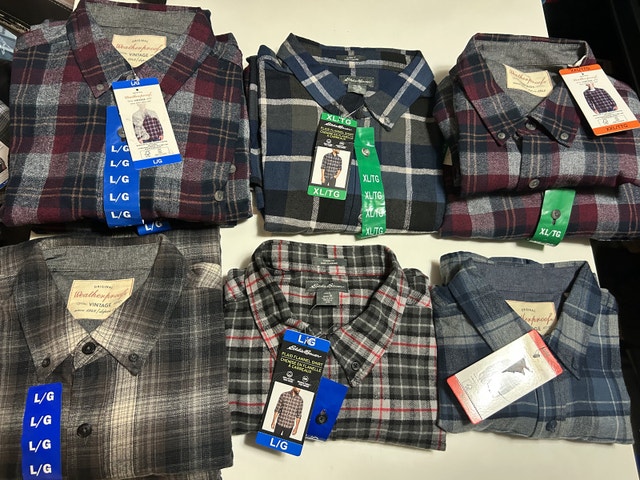 Brand New Stampede Cowboy Plaid Flannel Shirts