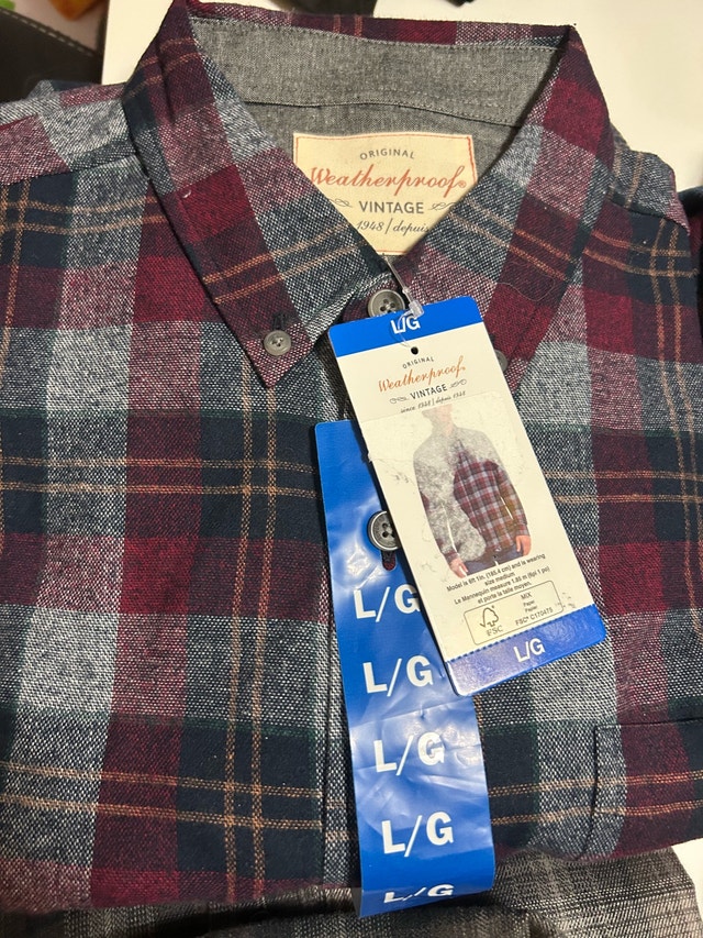 Brand New Stampede Cowboy Plaid Flannel Shirts - photo 2
