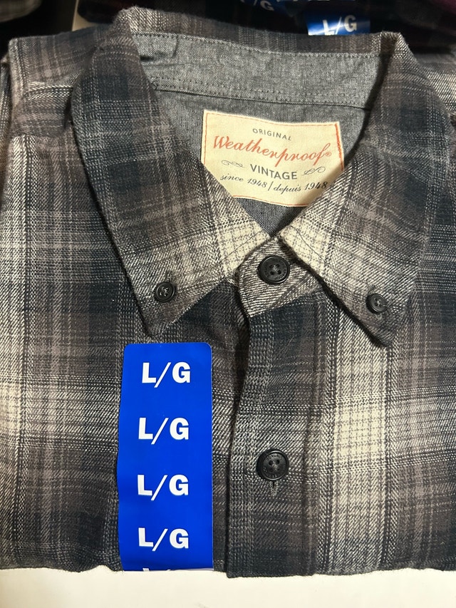 Brand New Stampede Cowboy Plaid Flannel Shirts - photo 3