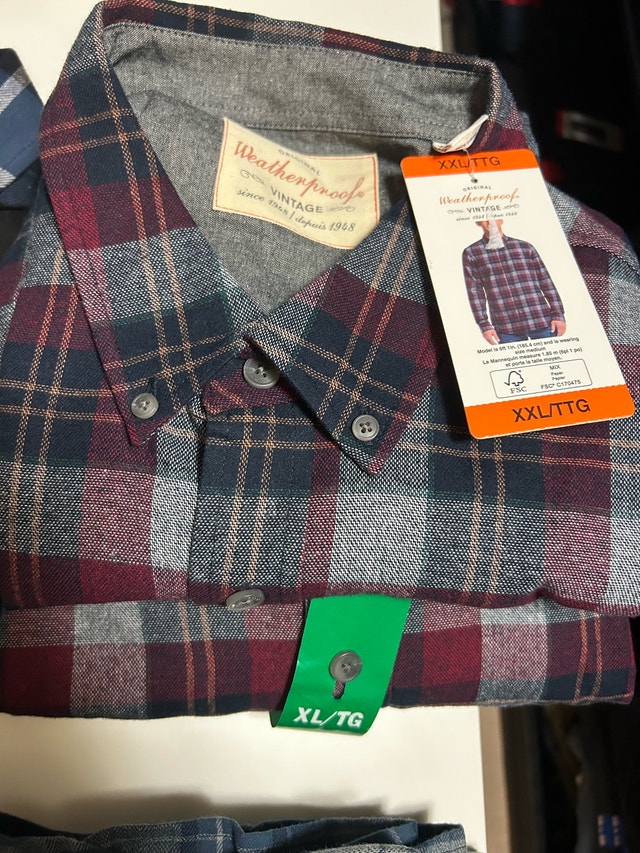 Brand New Stampede Cowboy Plaid Flannel Shirts - photo 4