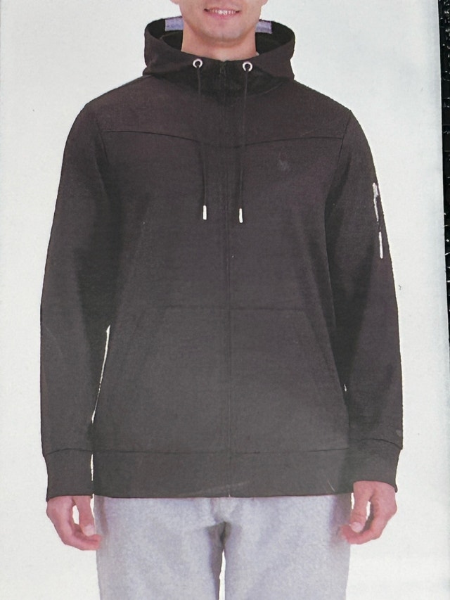 Brand New Spyder Active Men’s Hooded Full Zip Jacket - Black - photo 2