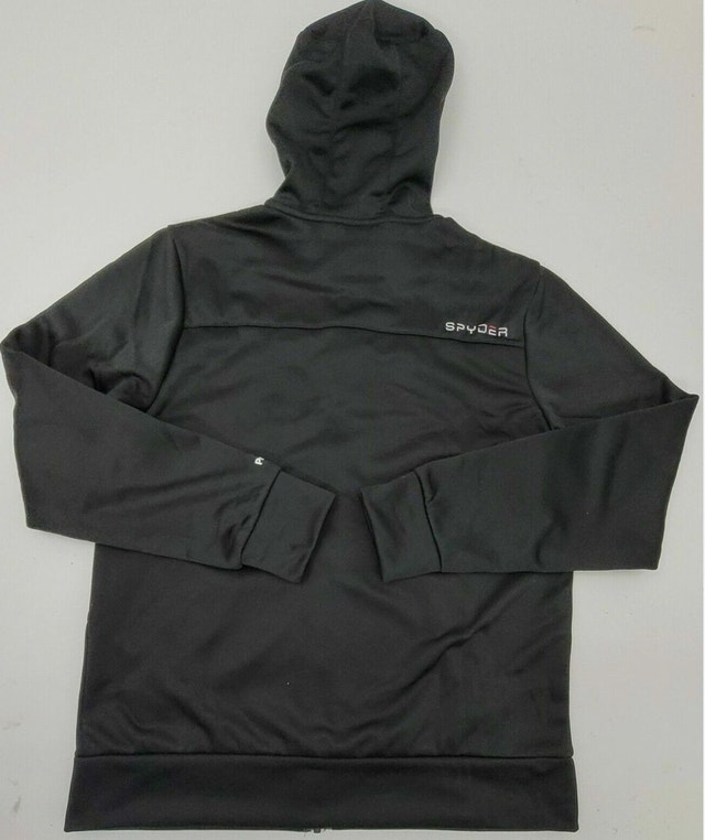 Brand New Spyder Active Men’s Hooded Full Zip Jacket - Black - photo 4