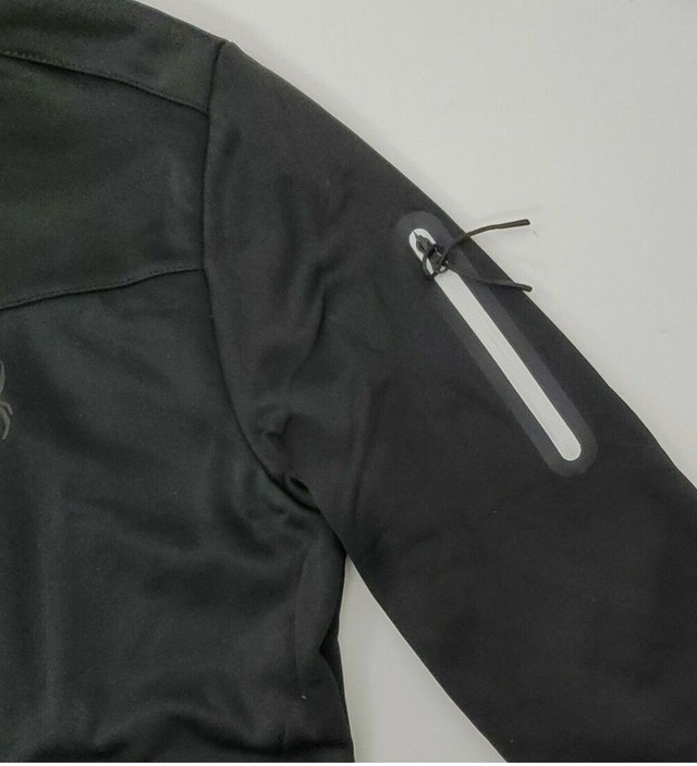 Brand New Spyder Active Men’s Hooded Full Zip Jacket - Black - photo 5