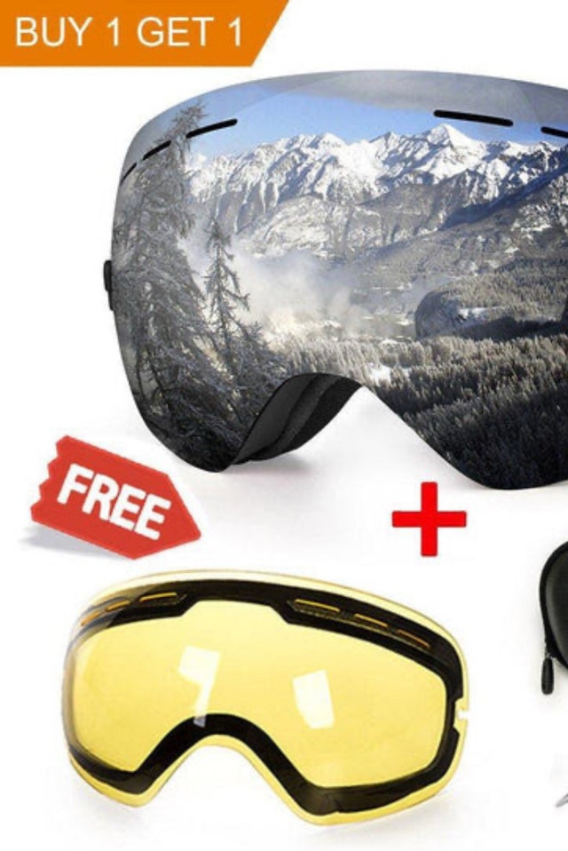 Bolle Ski Goggles - Anti-Fog UV Dual Lens