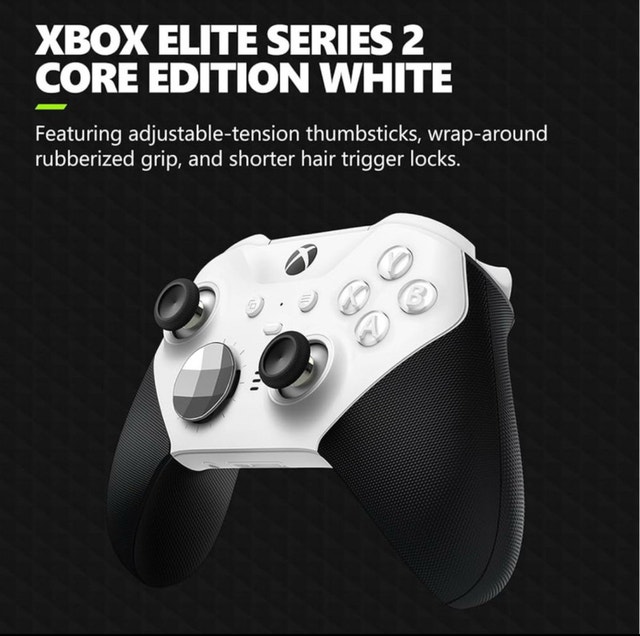 Xbox Elite Series 2 Core Wireless Controller - White - photo 3
