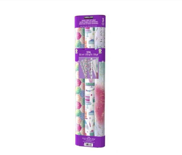 Brand New Signature Double Sided Gift Wrap (Pk of 3 Rolls) - photo 2