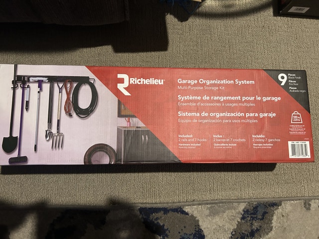 Brand New Richelieu Garage Organizer System