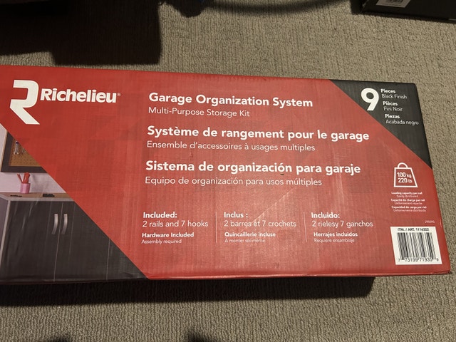 Brand New Richelieu Garage Organizer System - photo 2