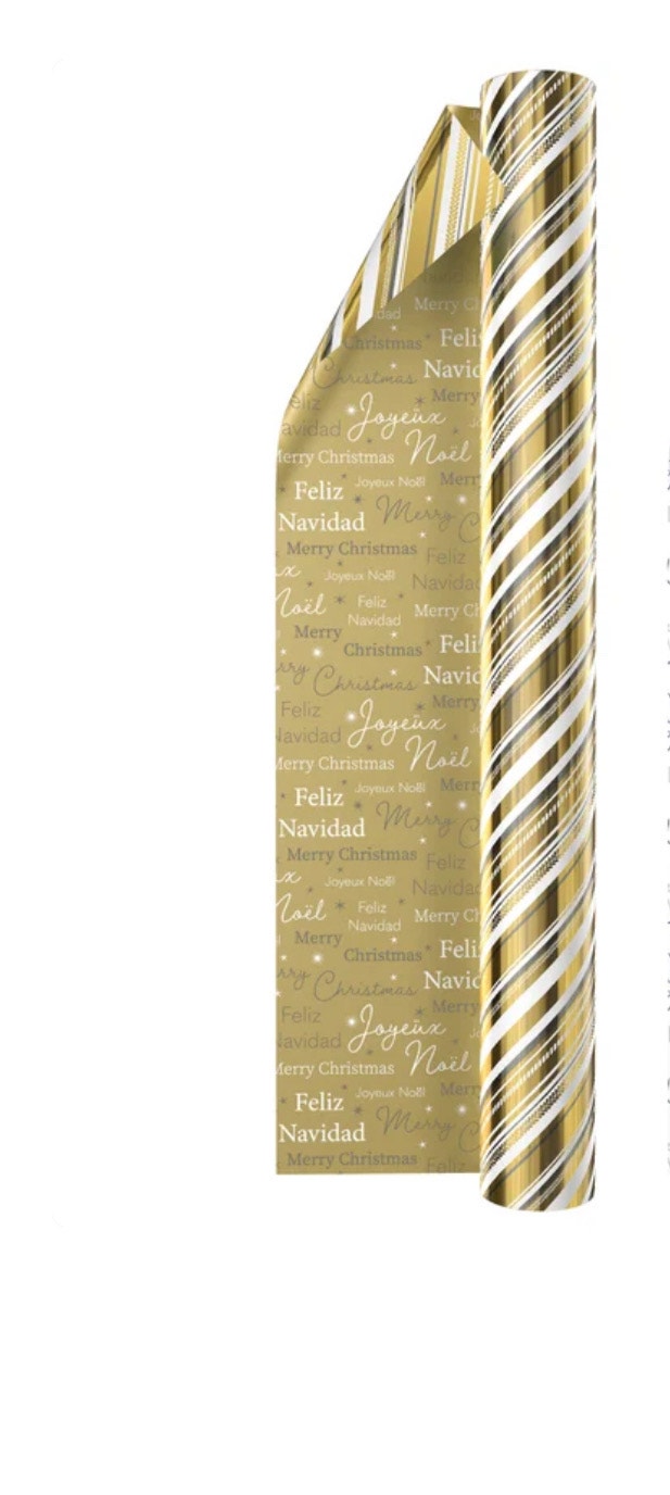 Brand New Signature Double-Sided Christmas Wrapping Paper 25m