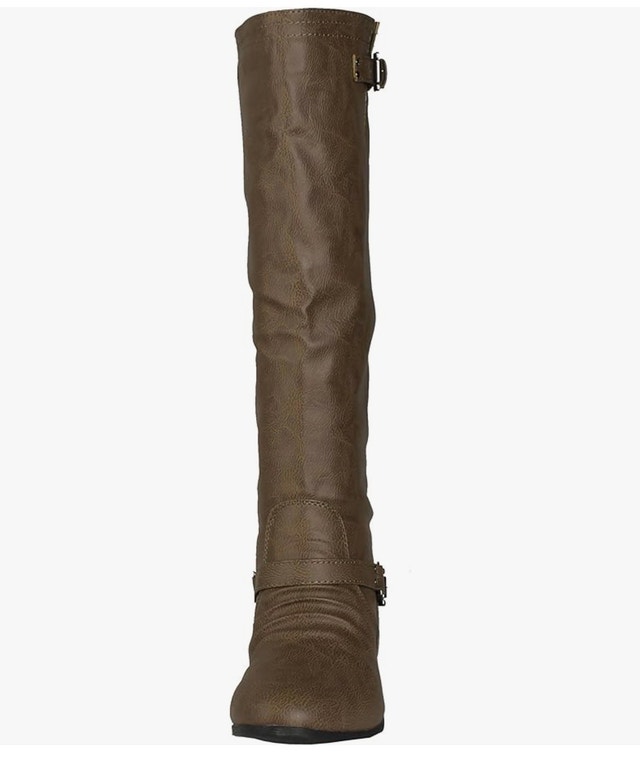 Brand New ToeToes ARIAZ Women’s Knee High Boots - Taupe - photo 3