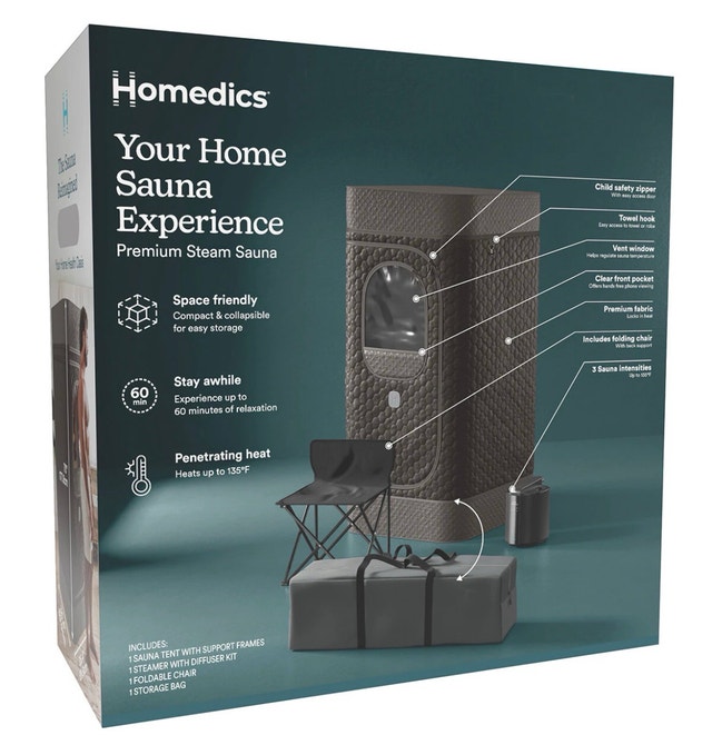 Brand New Homedics Premium Spa Steam Sauna - photo 3